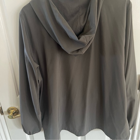 Torrid Charcoal Hooded Windbreaker - Picture 6 of 7